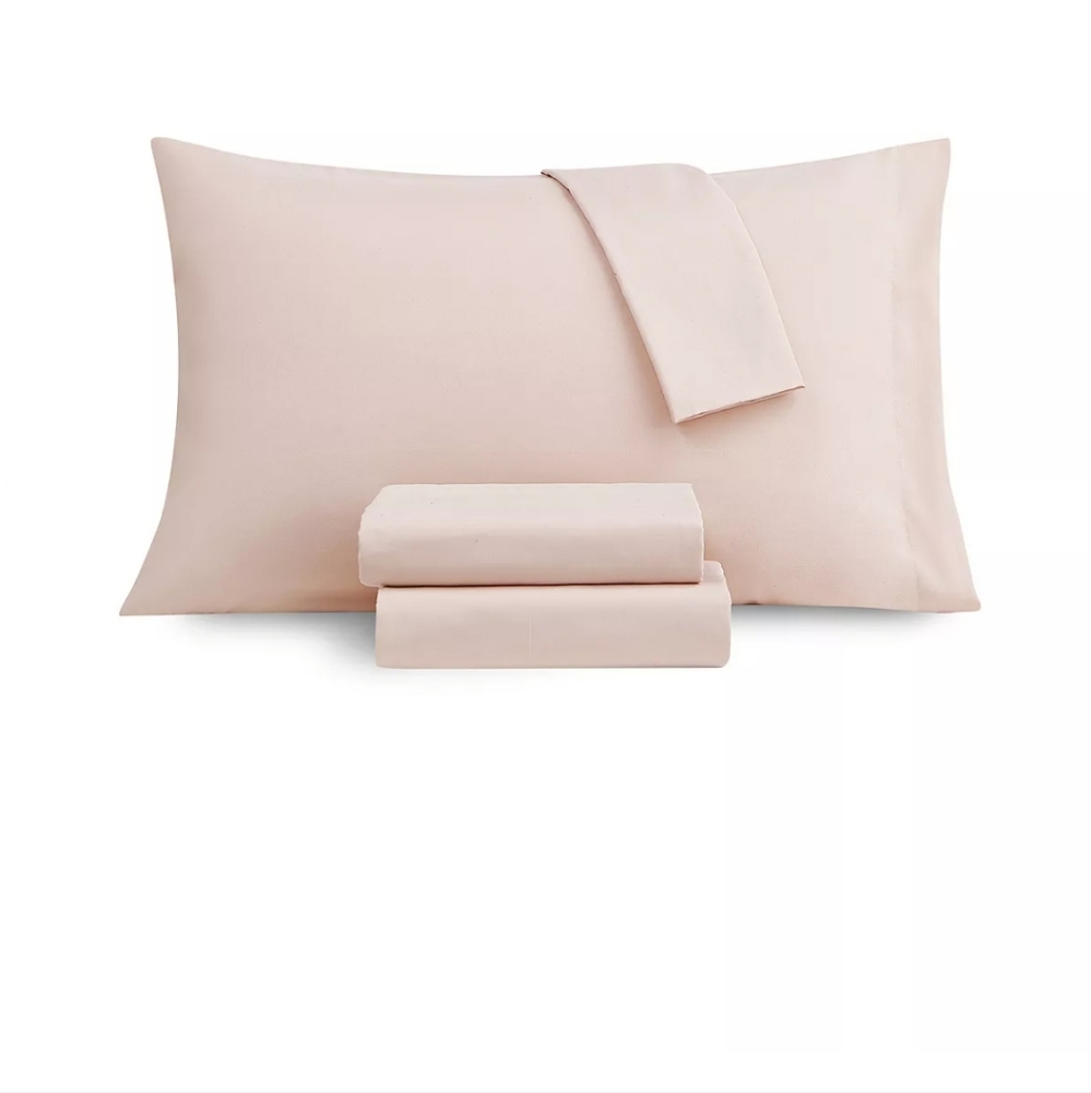 🆕️Microfibre 3 Pc. Sheet Set, Twin, Blush.